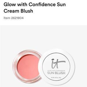 it Cosmetics Glow with Confidence Cream Blush Sunlit 10